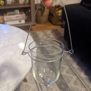 Hanging votive candle holders